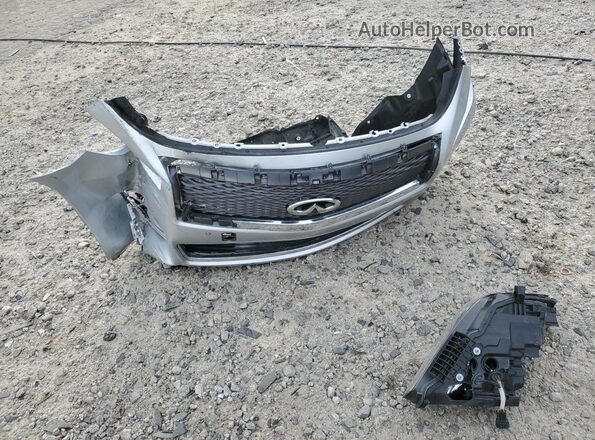 JN1BY1AP6KM505526 2019 INFINITI Q70 Silver Widok komory silnika