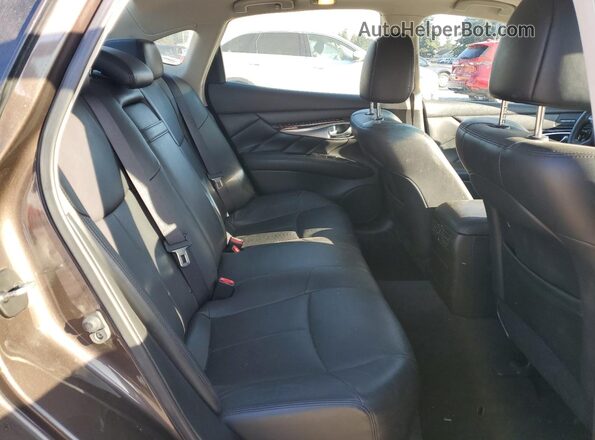 JN1BY1AP8HM740602 2017 INFINITI Q70 Gray უკანა სავარძლების ხედი