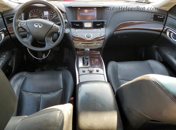JN1BY1AP8HM740602 2017 INFINITI Q70 Gray წინა პანელის ხედი