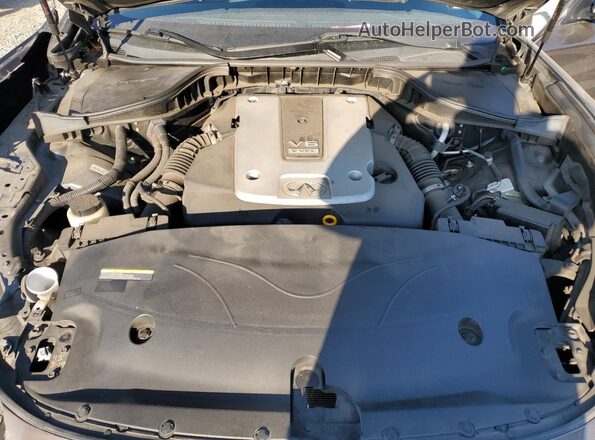 JN1BY1AP8HM740602 2017 INFINITI Q70 Gray უკანა სალონის ხედი