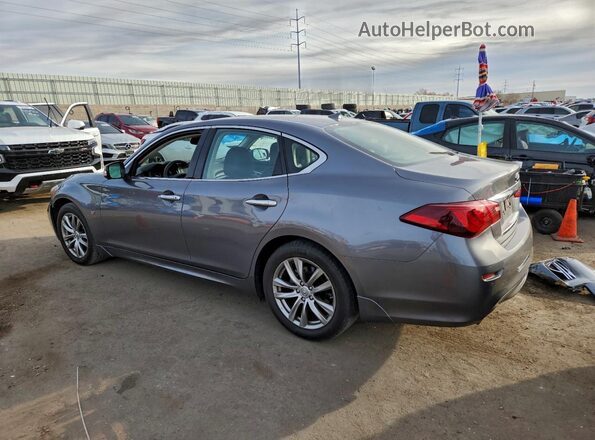 JN1BY1AP8KM505611 2019 INFINITI Q70 Серый Задняя левая четверть