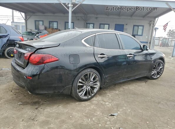 JN1BY1AP9HM741094 2017 INFINITI Q70 Black Հետևի աջ