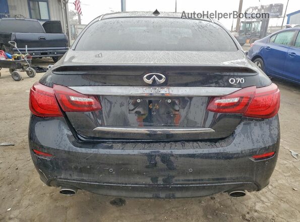 JN1BY1AP9HM741094 2017 INFINITI Q70 Black Հետևի տեսք