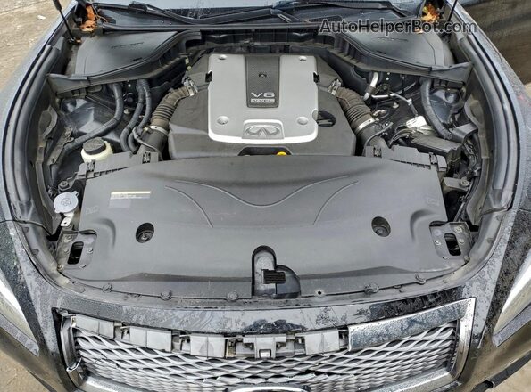 JN1BY1AP9HM741094 2017 INFINITI Q70 Black Սալոնի հետևի տեսք