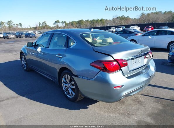 JN1BY1APXJM181110 2018 INFINITI Q70 Blue Tył lewy