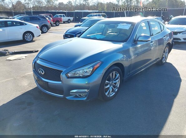 JN1BY1APXJM181110 2018 INFINITI Q70 Blue Przód lewy