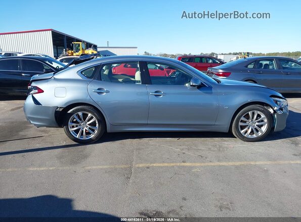 JN1BY1APXJM181110 2018 INFINITI Q70 Blue Widok wnętrza z tyłu