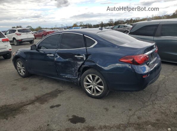 JN1BY1AR4JM220047 2018 INFINITI Q70 Blue Tył lewy