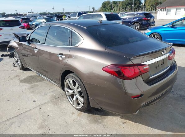 JN1BY1PP7JM330855 2018 INFINITI Q70L Brown 