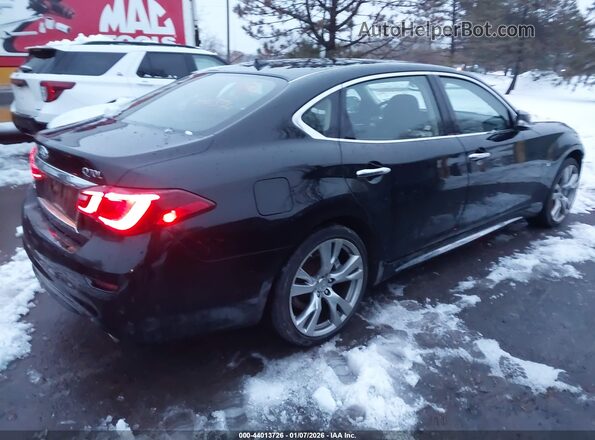JN1BY1PR1KM725486 2019 INFINITI Q70L Black Задня права чверть
