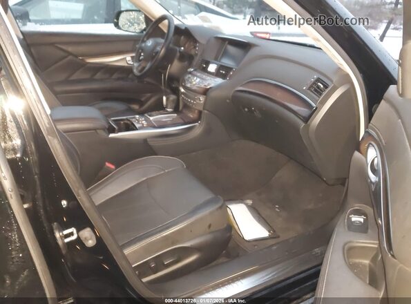 JN1BY1PR1KM725486 2019 INFINITI Q70L Black Вид салону спереду