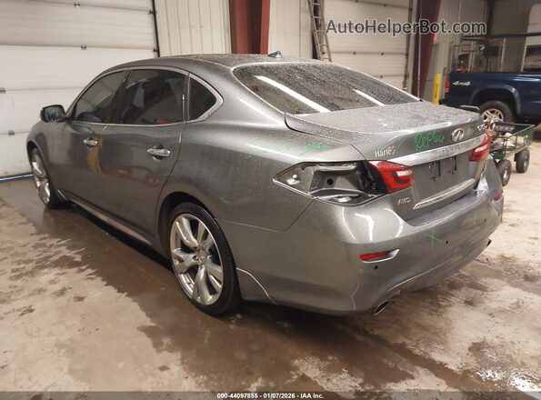 JN1BY1PR3JM370240 2018 INFINITI Q70L Gray 