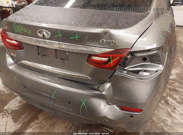 JN1BY1PR3JM370240 2018 INFINITI Q70L Gray 