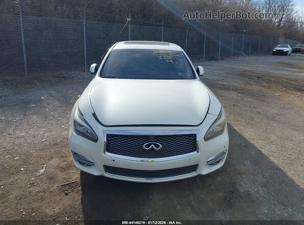 JN1BY1PR6HM210413 2017 INFINITI Q70L Белый Вид щитка приборов