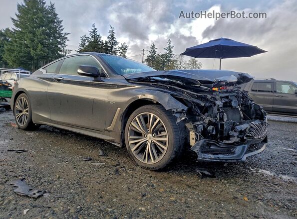 JN1CV7EK9HM110134 2017 INFINITI Q60 Black Front right