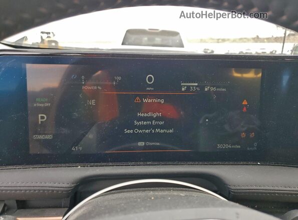 JN1DF0BB1PM710447 2023 NISSAN ARIYA White Instrument cluster view