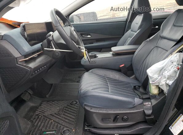 JN1DF0CD7PM705141 2023 NISSAN ARIYA Black Front interior view