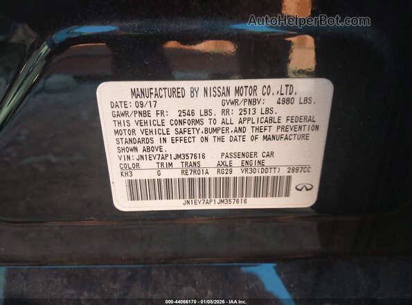 JN1EV7AP1JM357616 2018 INFINITI Q50 Black 