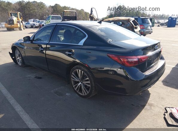 JN1EV7AP1JM358507 2018 INFINITI Q50 Black Հետևի ձախ
