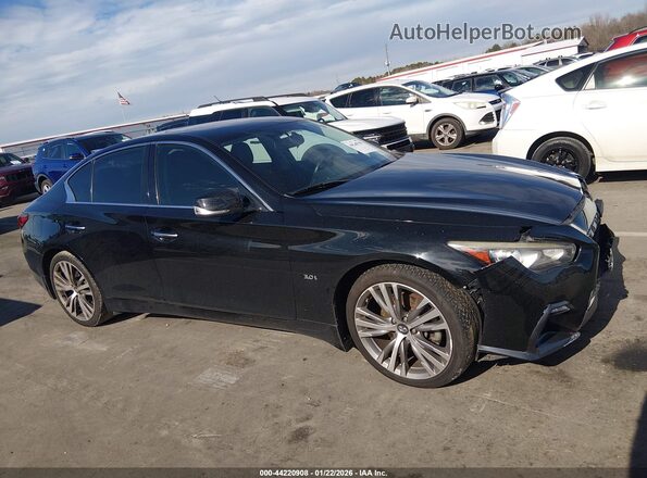 JN1EV7AP1JM358507 2018 INFINITI Q50 Black Սալոնի հետևի տեսք