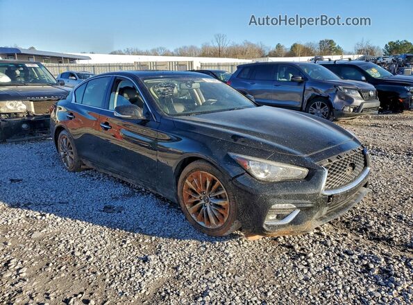 JN1EV7AP2LM205637 2020 INFINITI Q50 Черный Передняя правая четверть