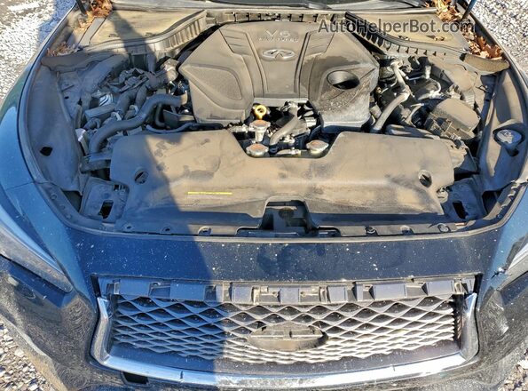 JN1EV7AP2LM205637 2020 INFINITI Q50 Черный Вид задней части салона