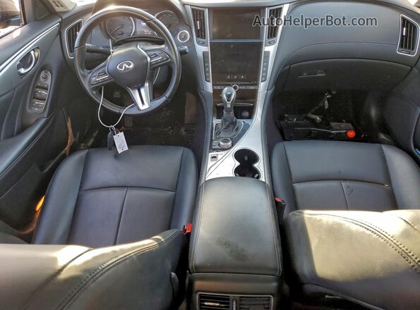 JN1EV7AP2LM205637 2020 INFINITI Q50 Черный Вид панели приборов