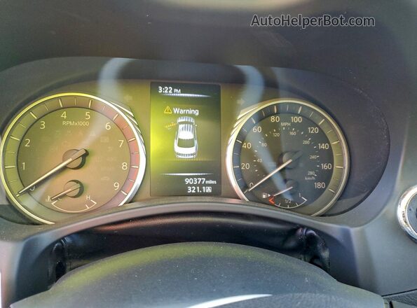 JN1EV7AP2LM205637 2020 INFINITI Q50 Черный Вид щитка приборов