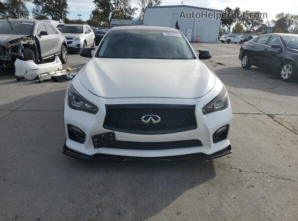 JN1EV7AP3HM730522 2017 INFINITI Q50 White Вид спереду