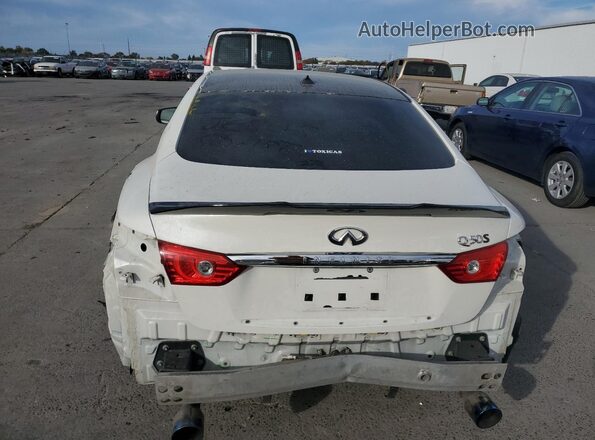 JN1EV7AP3HM730522 2017 INFINITI Q50 White Вид ззаду