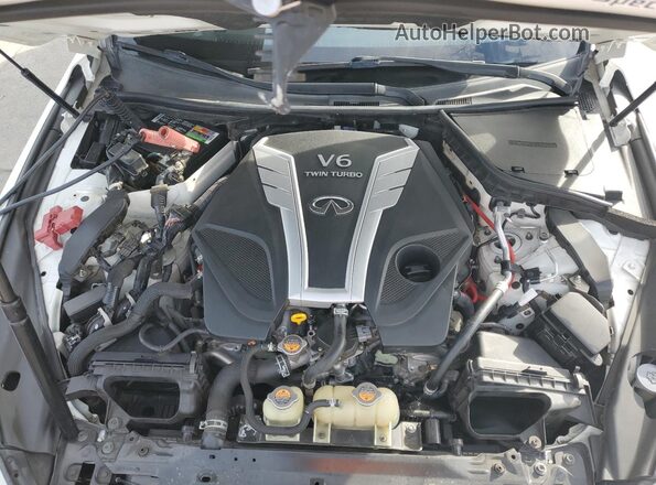 JN1EV7AP3HM730522 2017 INFINITI Q50 White Вид задньої частини салону