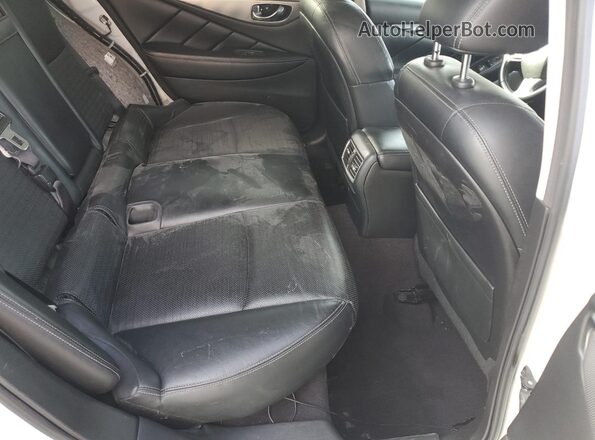 JN1EV7AP3HM730522 2017 INFINITI Q50 White Вид задніх сидінь
