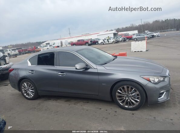 JN1EV7AP5KM516736 2019 INFINITI Q50 Gray Widok wnętrza z tyłu