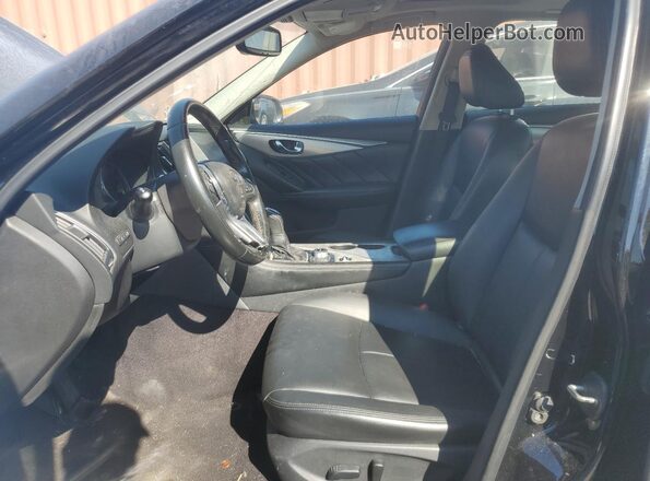JN1EV7APXLM208978 2020 INFINITI Q50 Black Вид салону спереду