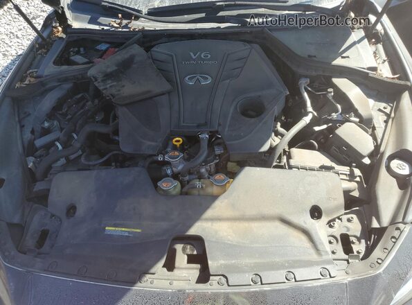 JN1EV7APXLM208978 2020 INFINITI Q50 Black Вид задньої частини салону