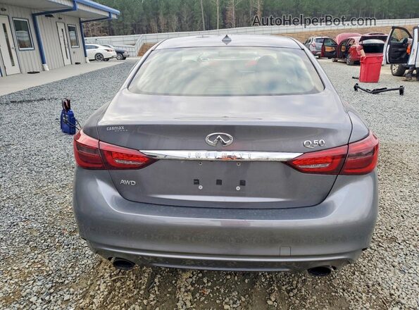 JN1EV7AR0JM442612 2018 INFINITI Q50 Gray 