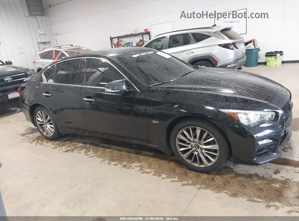 JN1EV7AR4KM555478 2019 INFINITI Q50 Black უკანა სალონის ხედი