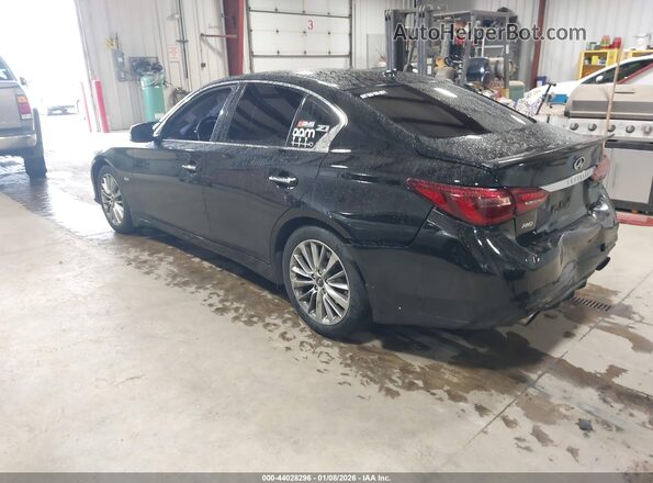 JN1EV7AR4KM555478 2019 INFINITI Q50 Black უკანა მარცხენა