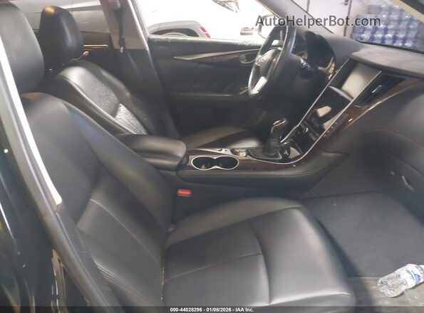 JN1EV7AR4KM555478 2019 INFINITI Q50 Black წინა სალონის ხედი