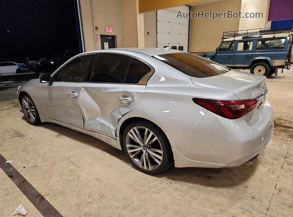 JN1EV7AR8JM445208 2018 INFINITI Q50 Silver Задня ліва чверть