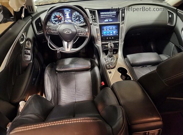 JN1EV7AR8JM445208 2018 INFINITI Q50 Silver Вид панелі приладів