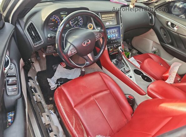 JN1EV7AR9HM840170 2017 INFINITI Q50 Two Tone Vista del salpicadero