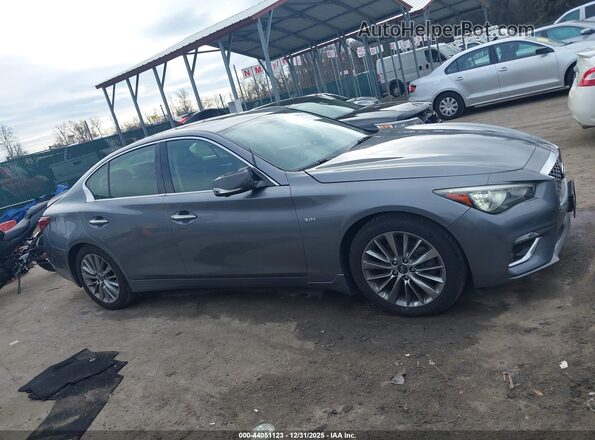 JN1EV7AR9JM441409 2018 INFINITI Q50 Gray Rear interior view
