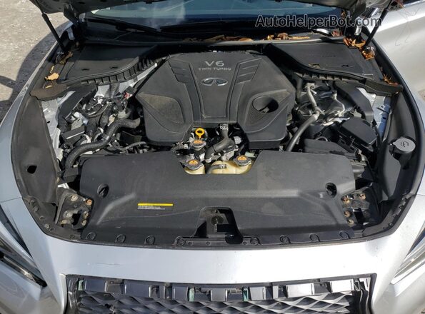 JN1EV7ARXLM255557 2020 INFINITI Q50 Silver Vista interior trasera