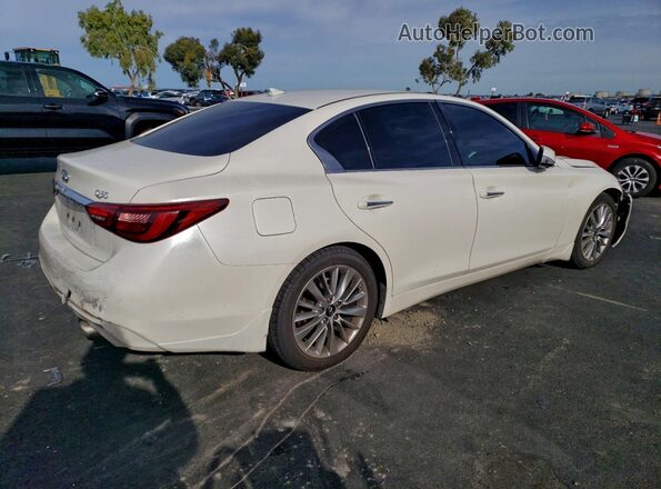 JN1EV7BP0PM511207 2023 INFINITI Q50 White Tył prawy