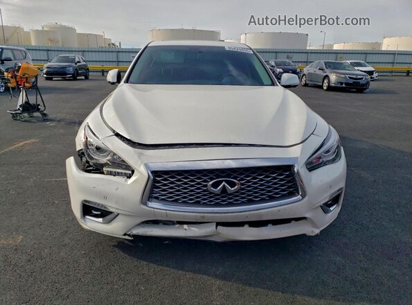JN1EV7BP0PM511207 2023 INFINITI Q50 White Widok z przodu
