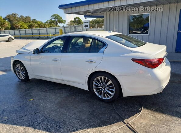 JN1EV7BP1RM600495 2024 INFINITI Q50 White Задня ліва чверть