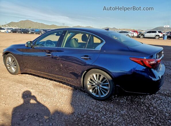 JN1EV7BP3RM600482 2024 INFINITI Q50 Синий Задняя левая четверть