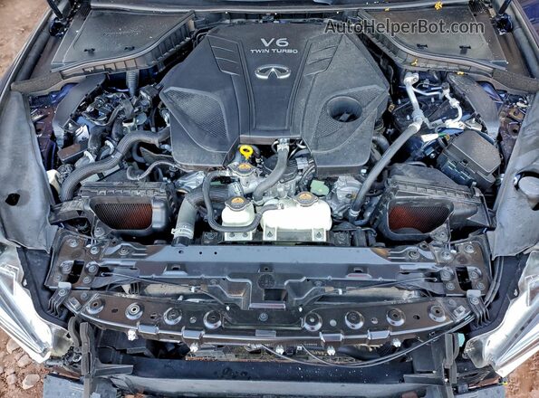 JN1EV7BP3RM600482 2024 INFINITI Q50 Синий Вид задней части салона
