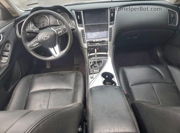 JN1EV7BP9MM707822 2021 INFINITI Q50 White Widok deski rozdzielczej